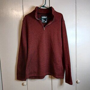 Urban Pipeline XXL RED 1/4 Zip Sweater Mock Neck RN73277(0156N)